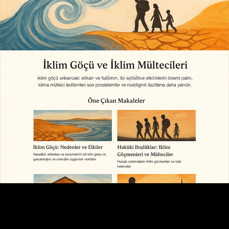 Avrupa’nın İklim Göçüne Yanıtı